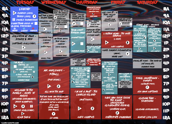 E-Week 2020 Lineup