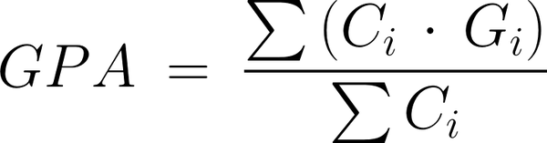 Grade Point Average